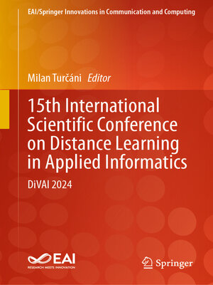 cover image of 15th International Scientific Conference on Distance Learning in Applied Informatics